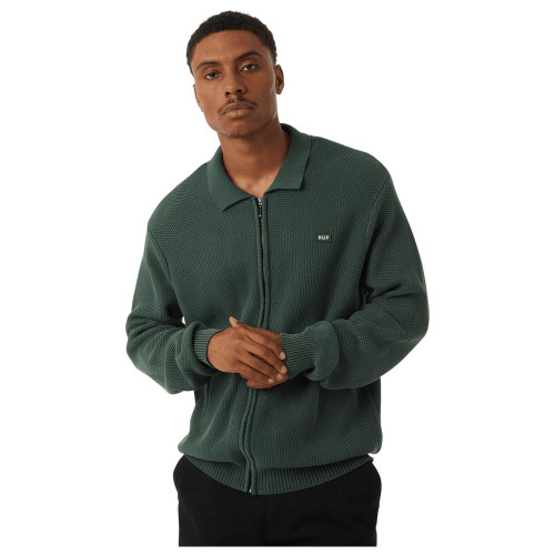 Huf Ανδρική ζακέτα Anton Zip Overdyed Sweater